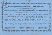 Rev H T Hull Presbyterian Church Lecture 17 February (?)