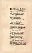 Copy of National Anthem handed out on visit of H.R.H. Duke of Edinburgh 11 December 1867