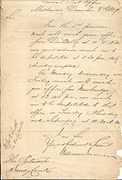 Letter dated 8 December 1859 from GPO to Postmaster
