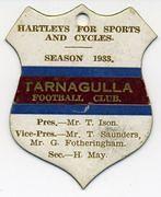 Tarnagulla Football Club season's ticket for 1933.