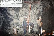 1997 Reef Mining NL Phil Ohlson, Graham Stevenson, Scott (Leroy) Lee charging the face, 5L access