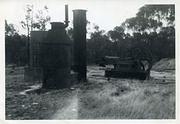 Remnants of the Tarnagulla State Battery, 1962.
David Gordon Collection.