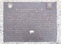 David Jones plaque, established 1838 on Sydney store entrance, cnr